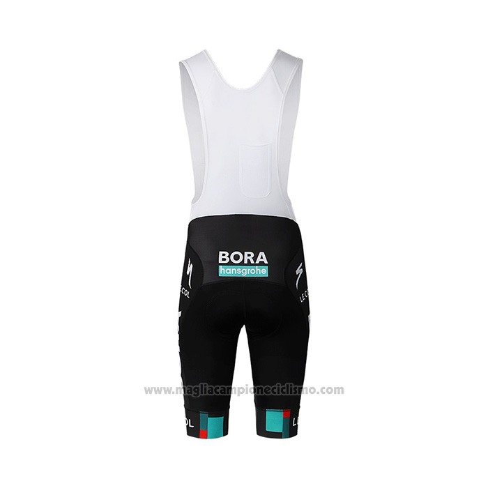 2022 Abbigliamento Ciclismo Bora Hansgrone Verde Rosso Manica Corta e Salopette